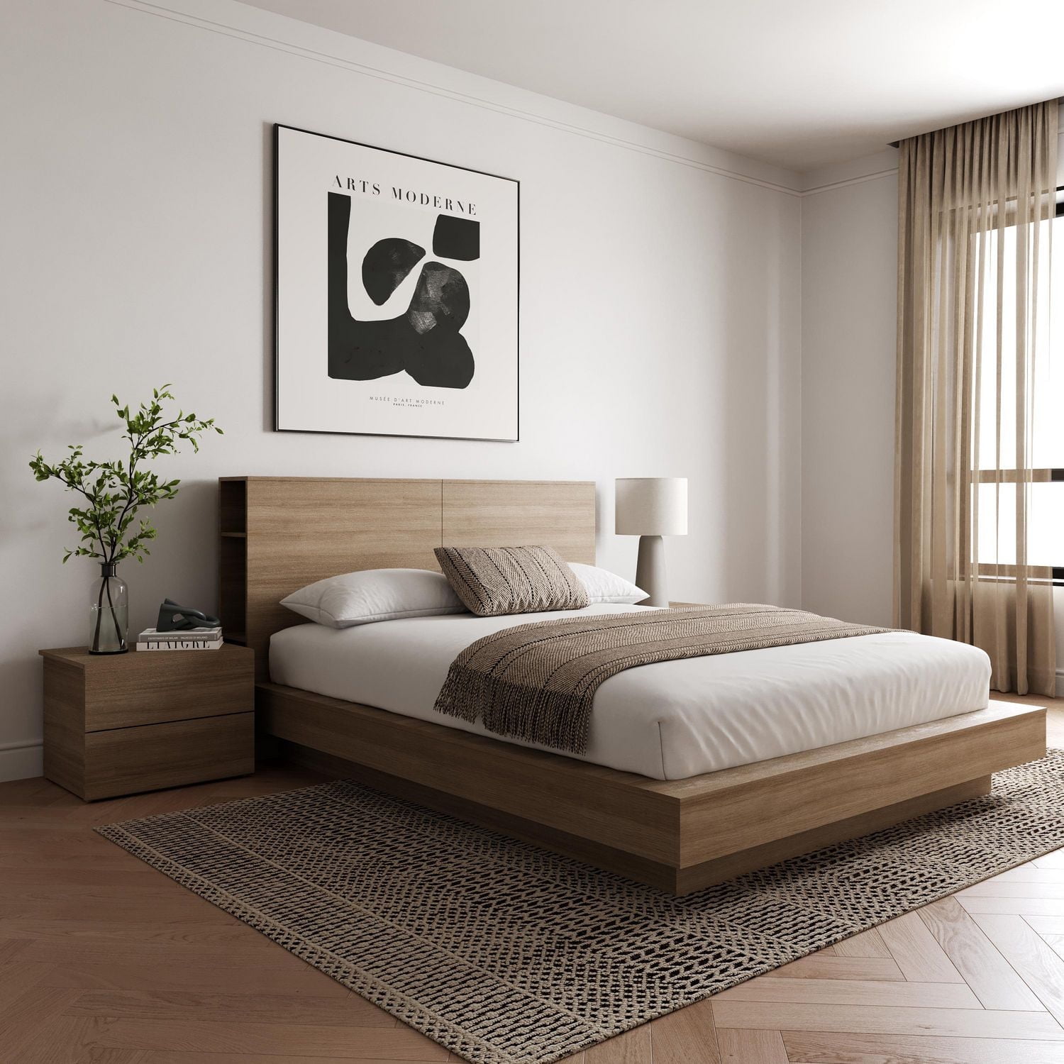 Nexera Ensemble de chambre à coucher 4 pieces