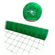 Green Plastic Trellis Garden Netting For Climbing Plants Professional Grade (6.5'x100')