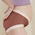 thumbnail image 5 of Taqqpue Maternity Underwear Seamless, Low Rise Pregnancy Panties Postpartum Maternity Underwear Under Bump Bikini M-4XL, 5 of 7