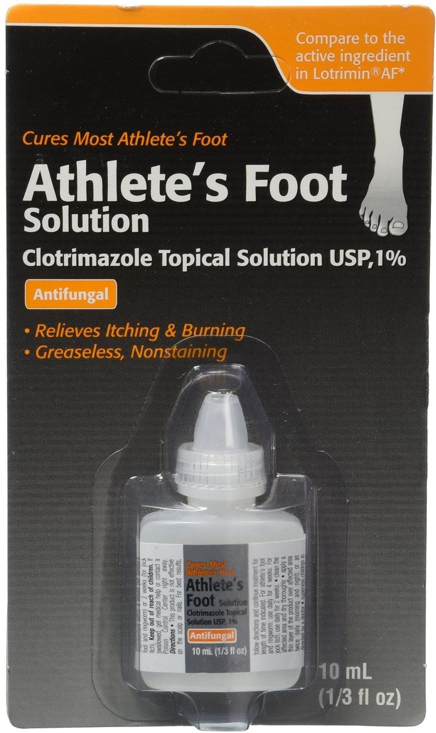 Athlete's Foot Solution Antifungal Drops, 10 mL