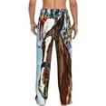 thumbnail image 3 of Fotbe Christmas Horse Men's Pajama Pants,Sleepwear Pants,Pj Bottoms Drawstring And Pockets-Small, 3 of 9