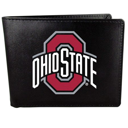 Team Logo Wallets - Ohio State Buckeyes Bi-Fold Wallet Logo, Large, Black