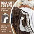 thumbnail image 4 of Yibo to My Dad Blanket Best Dad Ever Birthday Gift for Dad Papa Blanket, Blanket from Son/Daughter, Super Soft Flannels for Dad, 4 of 7