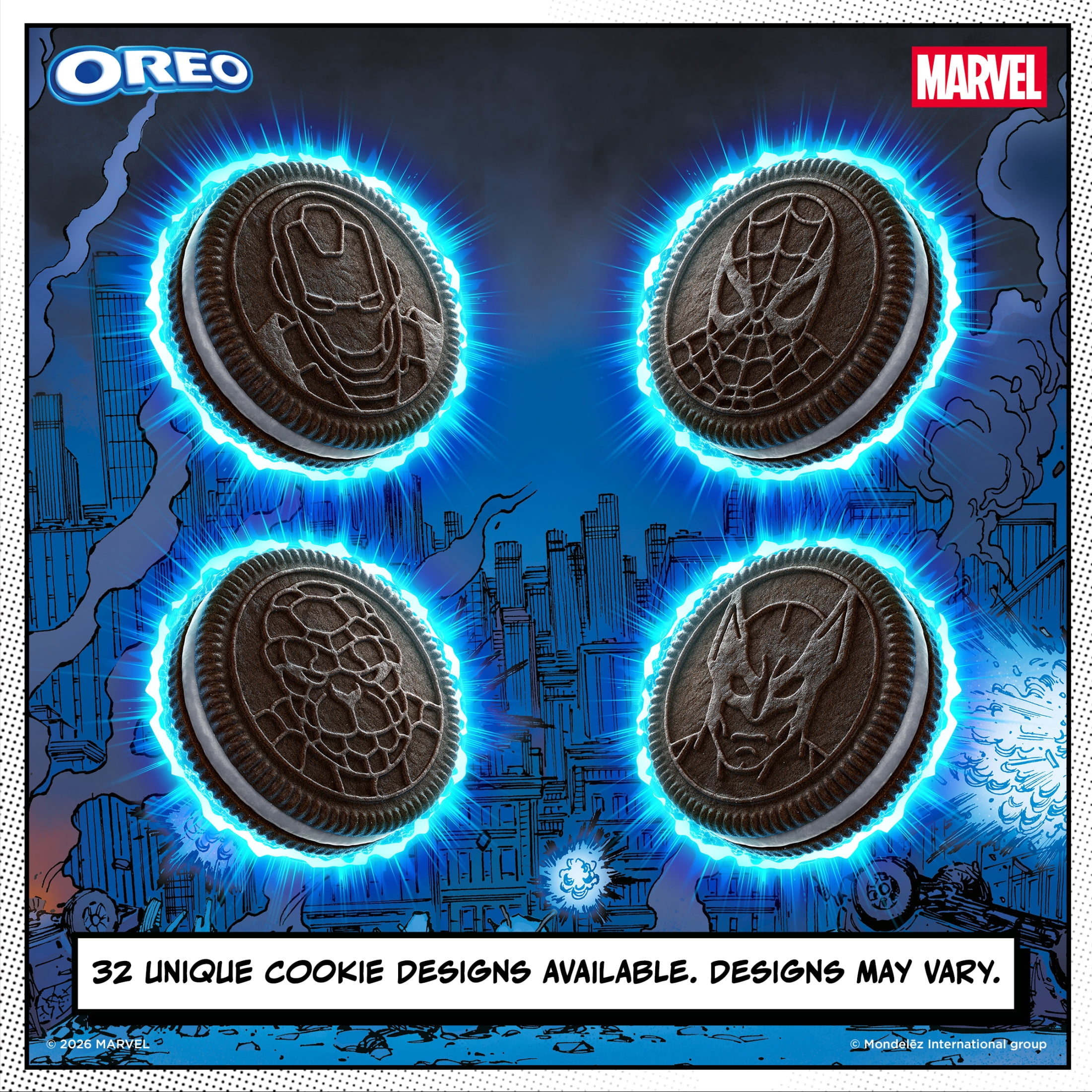 Oreo - Brandclub - MARVEL OREO Stuf of Legends Cookies, Special