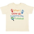 thumbnail image 3 of Inktastic Future Pickleball Player Boys or Girls Toddler T-Shirt, 3 of 5