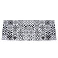 thumbnail image 2 of Door Sticker, Black White Pattern Scratch  Self Adhesive Easy Cleaning Door Decals Waterproof Decorative  for Clean Appearance, 2 of 8