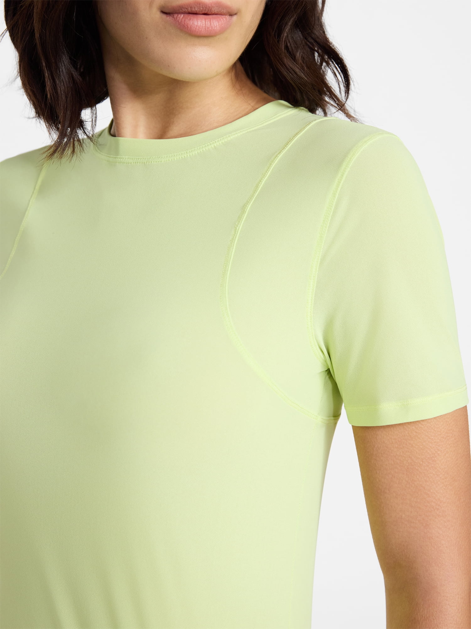 Avia Women's Mesh Tee with Short Sleeves, Sizes XS-XXXL