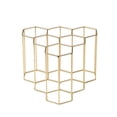 thumbnail image 2 of Support de Rangement pour Rack Métal Standing Rouge Blanc Présentoir 6 Bouteilles Comptoir Étagère Libre Bar Bouteille Étagères Home Tier Empilable Mount Décor, 2 of 7