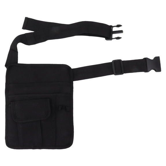 Restaurant Belt Bag Adjustable Portable Lightweight Canvas Waiter Waist Pouch