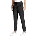 thumbnail image 2 of Casual Pants Stretchy Work Joggers - Lightweight Quick Dry Sweatpants with Zipper Pockets, Elastic Waist Lounge Trousers for Women Men, 2 of 6