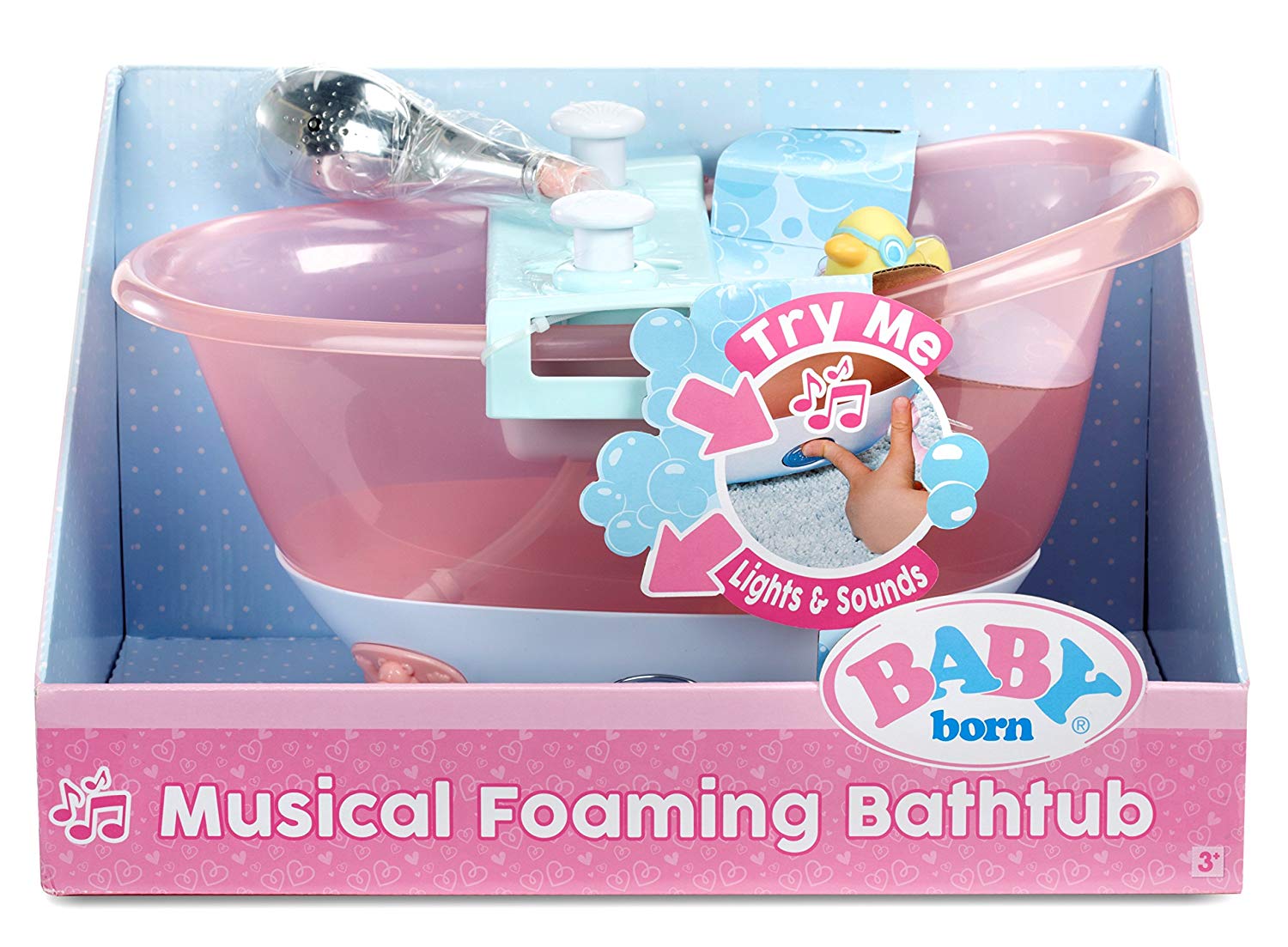baby born musical foaming bathtub