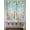 Teal Green Beige, variant on Beige Coastal Bathroom Window Curtain, Summer Nautical Beach Coral Starfish Light Filtering Coffee Kitchen Curtains, Bedroom Living Room Curtains 2 Panel 84"x54"