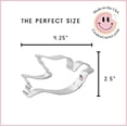 thumbnail image 2 of Dove Cookie Cutter 4.25 Inch –Tin Plated Steel Cookie Cutters – Dove Cookie Mold, 2 of 3