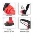 thumbnail image 2 of Portable Rechargeable Cordless Chainsaw for Wood Cutting Tree Pruning, 2 of 7