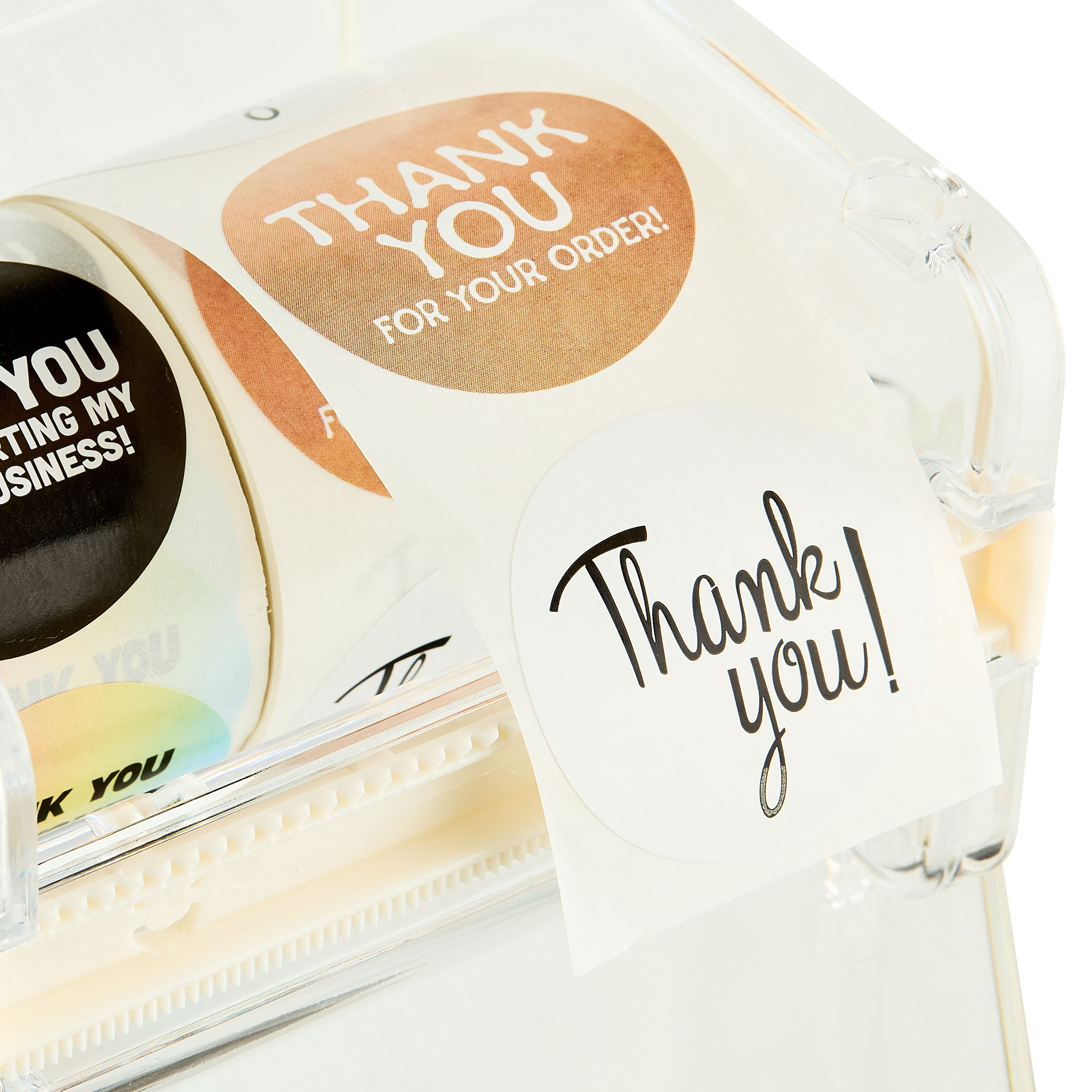 Pen+Gear Thank You Stickers with Dispenser, Assorted Designs, 500 Count