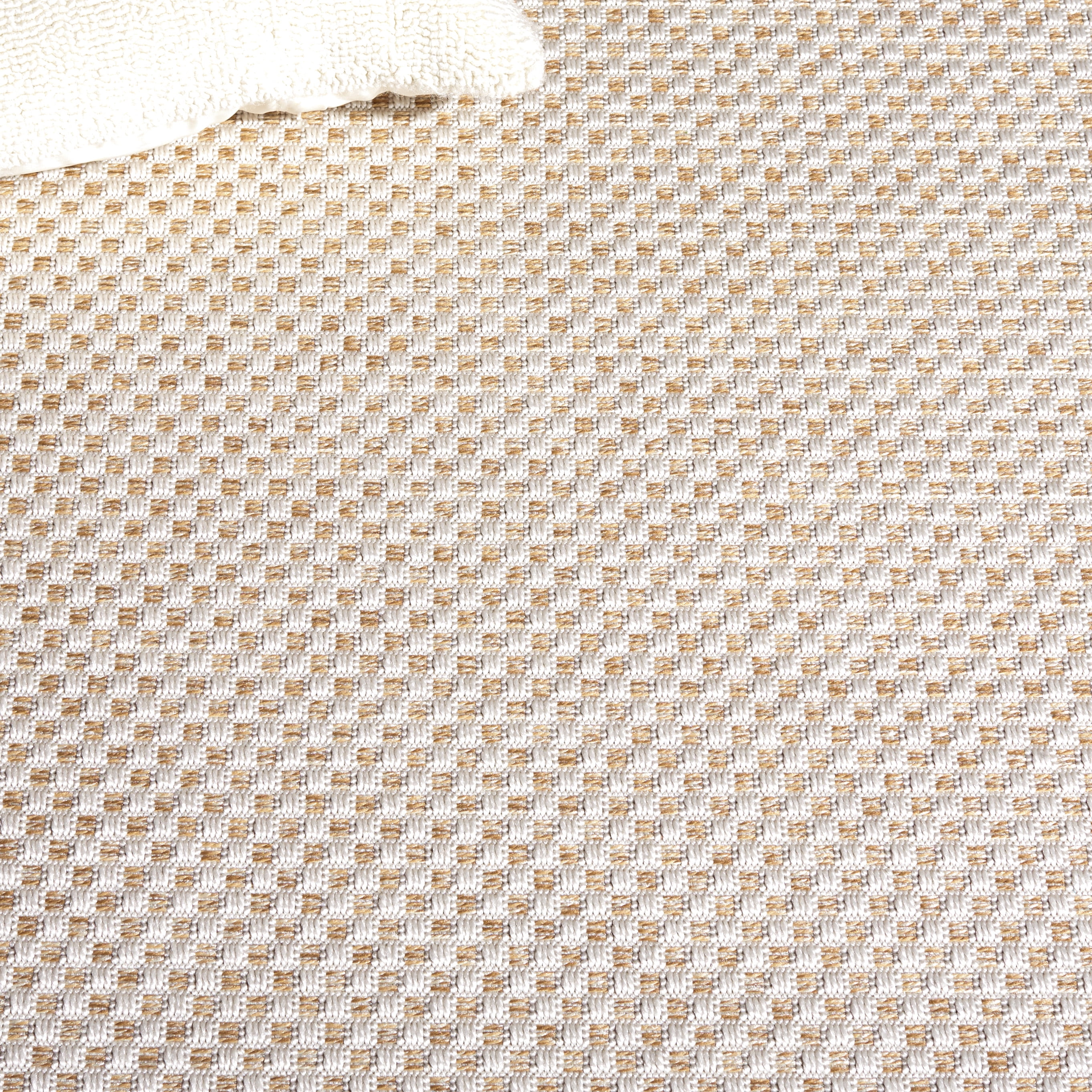 SAFAVIEH Sisal All-Weather Ophelia Solid Indoor/Outdoor Runner Rug, Ivory/Natural, 2'2" x 8'
