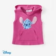 thumbnail image 2 of Disney Stitch Girls Swim Cover-up Towel Cotton Graphic Character Print Hoodie Swimsuit Newborn to Infant, 2 of 9