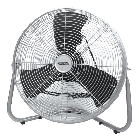 Soleus Air FF-50-A 20 in. 120V 3 Fan Speed High Velocity Floor Fan
