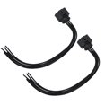 thumbnail image 1 of 1J0 973 733, ABS Pigtail Wiring Connector 2Pcs 6 Pin Wired Connector  For TT MK2, 1 of 8