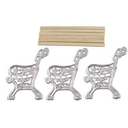 Dollhouse Ornate Park Bench Kit Walmart Com