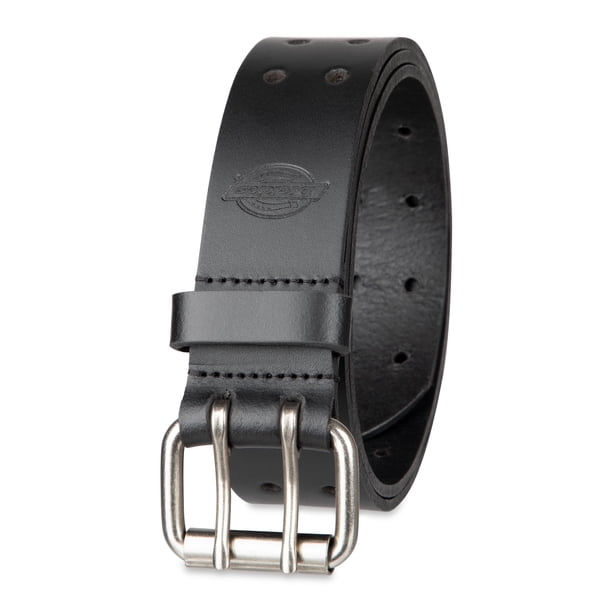 Cinturón de Cuero Dickies con Hebilla de Doble Púa Negro Talle 32