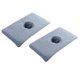 thumbnail image 1 of Guardurnaity Lote de 2 toallas para cama de masaje de 16 x 32 pulgadas con orificio para la cara, color gris oscuro, suaves para spa y belleza. masajeadores do, 1 of 6