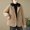 Khaki, variant on Drovellove Plus Size Women's Hooded Fleece Coat Winter Warm Pullover Jacket with Big Pockets - Casual Long Sleeve Outerwear for Chilly Days, Cozy Travel, Weekend Errands, and Outdoor Gatherings