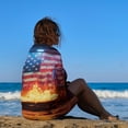 thumbnail image 3 of Flag Of The United States Beach Towel, Microfiber Beach TowelsAbsorbent, Compact, Beach Blanket, Lightweight Towel for The Swimming, 3 of 7