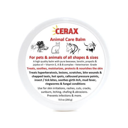 Animal Care Balm - Promotes healing  protects and nourishes the skin  treats cuts  skin irritation  lesions  bite wounds  itching  and more.