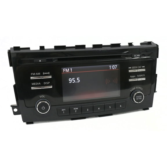 Restored 2013-15 Nissan Altima AM FM Satellite Radio Single CD Bluetooth Ready 281853TA1B (Refurbished)