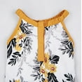 thumbnail image 3 of StylesILove Lovely Infant Toddler Baby Girl Floral Print Sleeveless Romper (110/12-18 Months), 3 of 4