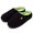 BlackGreen, variant on Men's Comfort Two-Tone Memory Foam Mule Slippers Plush Lined House Shoes Size
