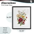 thumbnail image 4 of Stupell Industries French Country Bundle Of Wild Florals Black Framed Print Under Glass, 13 x 16, by Lettered and Lined, 4 of 8
