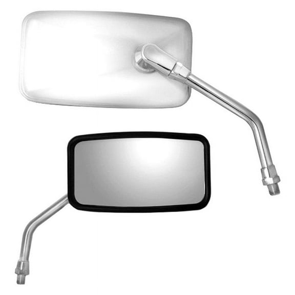 K Source 981021 - 4" Yamaha Foldaway Right Side Rectangular Polished Mirror