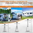 thumbnail image 3 of WELLUCK RV Stabilizers Jacks 4 Pack,Screw Jack Stands for RV Camper Travel Trailer Leveling,Aluminum,Single Support Up to 6000 Lbs, Adjusta, 3 of 8