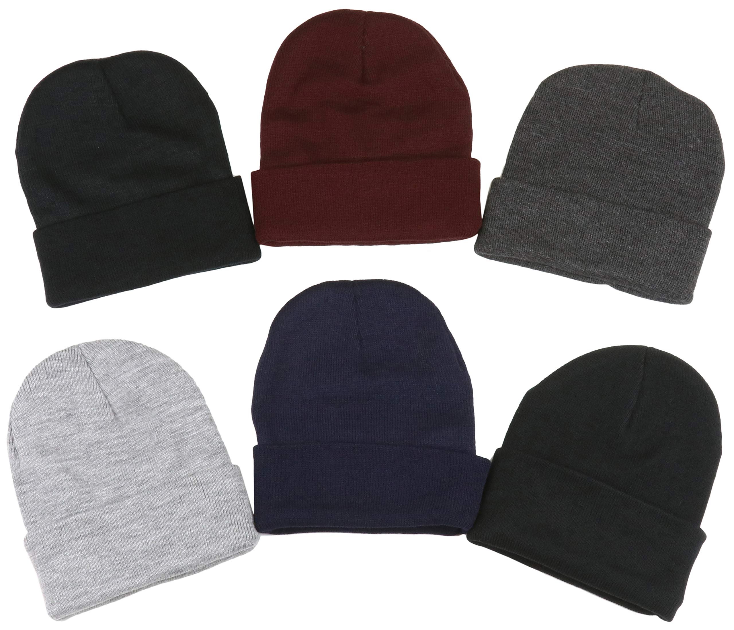 ToBeInStyle Men's Soft Stretchy Beanies