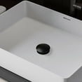 thumbnail image 4 of Yannee Matte Black Basin Waste Pop Up Bathroom Sink Push Button Click Clack Plug Basin Waste Sink Plug 66mm （2 Pcs）, 4 of 9