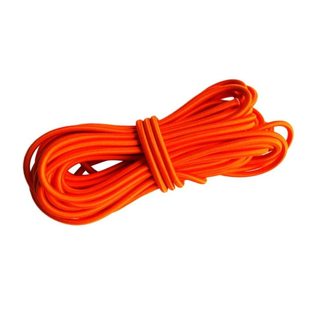 Wweixi 6mm Elastic Bungee Rope Shock Cord Tie Down Roof Rack Stable Orange 30m Orange 20m