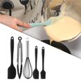 thumbnail image 4 of de 5 s de silicona, s de silicona sin BPA resistentes al calor, s raspadoras pequeñas profesionales para utensilios de Negro perfecl Cocina con espátula, 4 of 7