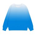 thumbnail image 3 of Lmnyox Long Sleeve Shirts for Girls Crew Neck Gradient Casual T Shirt Kids Spring Summer Loose Tees Blouses, 3 of 6