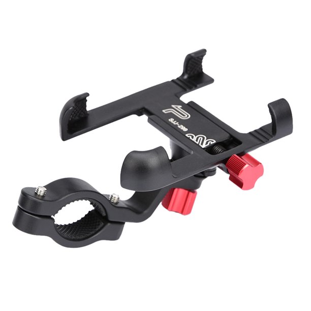 Soporte universal para teléfono para bicicleta, manillar para scooter, soporte giratorio de 360 grados, abrazadera de aleación de aluminio para teléfono móvil, negro Monstrate EL5146-01B