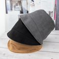 thumbnail image 2 of ENJOYW Winter Autumn Warm Unisex Suede Ear Protector Fisherman Bucket Hat Basin CapSuede, 2 of 7