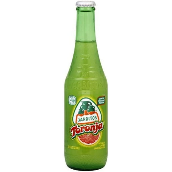 Jarritos Mexican Soda, 12.5 Oz Glass Bottle (Pack Of 4) (Grapefruit (Toronja))