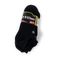 thumbnail image 4 of Under Armour Performance Heatgear Tech No Show Socks 6 Pairs, Large, Black, 4 of 4