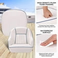thumbnail image 4 of Towallmark Boat Captain Chair, Pontoon Boat Seats, Captains Chairs with Ergonomic Design, Compression Foam Padding and Molded Frame for Standard Mounting, 4 of 7