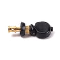 thumbnail image 2 of KAKOWELY tuning peg 4pcs String Tuning Pegs Keys Tuners Machine Head Pin Set for Ukulele Friction Tuners Parts White with Plastic Button (Black Gold)1.73"X0.79"X0.59", 2 of 3