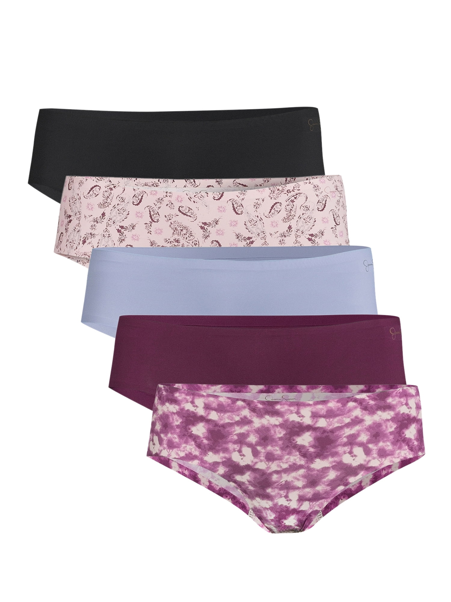 Jessica Simpson Women's Micro Bonded Hipster Panties, 5-Pack - Walmart.com