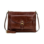 Patricia Nash Women's Kirby East West Leather Crossbody Brown Size Regular