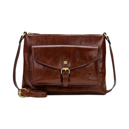 Patricia Nash Women's Kirby East West Leather Crossbody Brown Size Regular