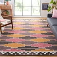 thumbnail image 2 of SAFAVIEH Rodeo Drive jordan Geometric Area Rug, Black/Rust, 8' x 10', 2 of 9